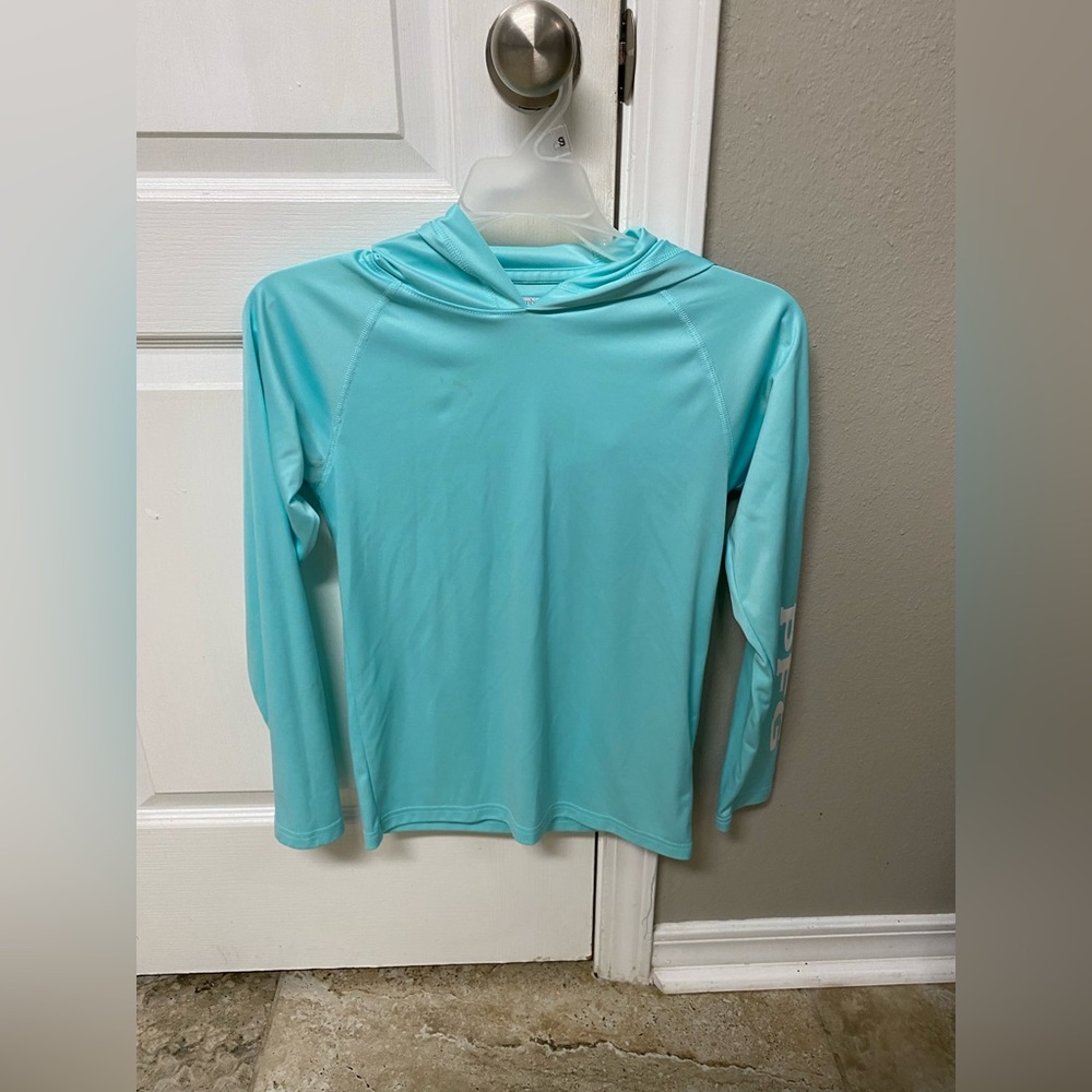 Kids Size 10-12 Columbia Fishing shirt/hoodie
